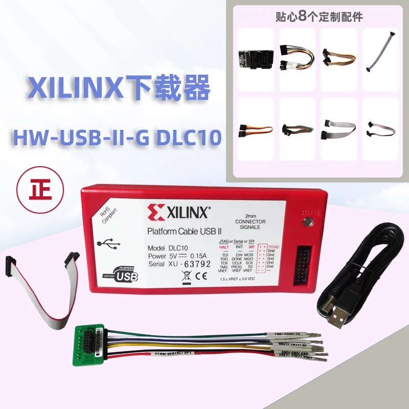 Xilinx Downloader Cable Original Hw-usb-ii-g Dlc10 Platform Xilinx Emulator