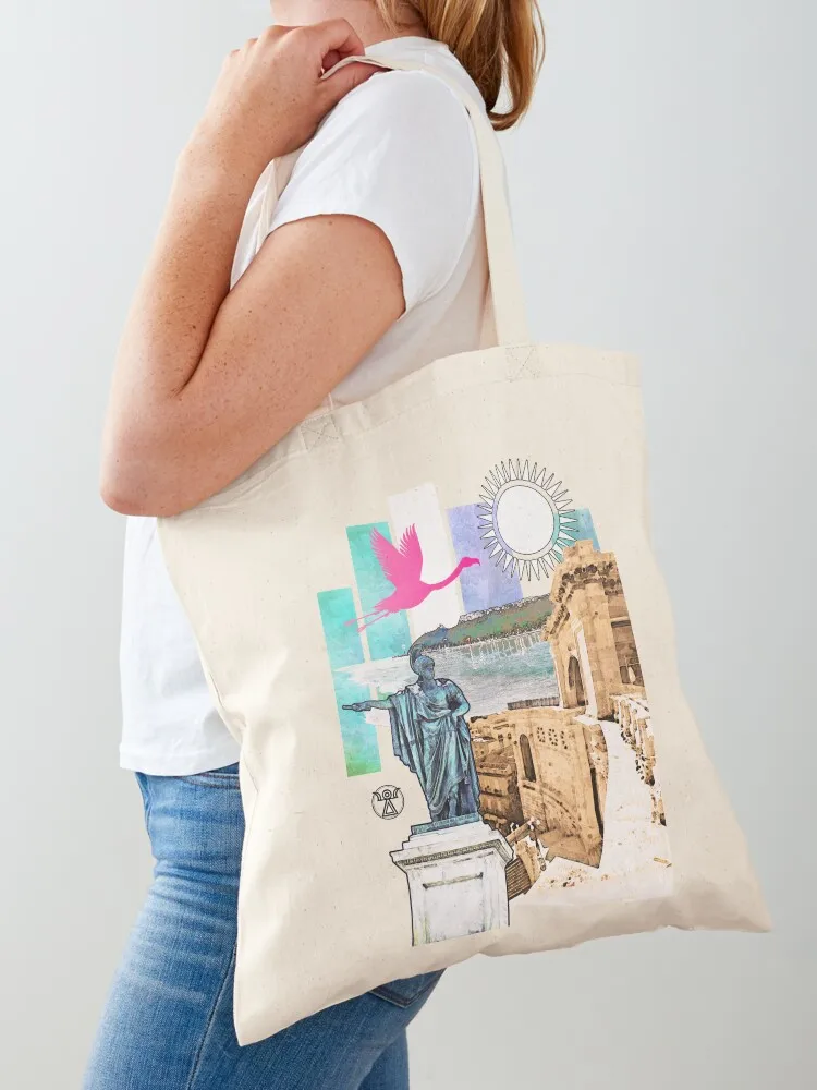 Cagliari - Sardinia - Sardegna - Karalis Tote Bag Canvas shoulder bag women Cloth bags screen Canvas