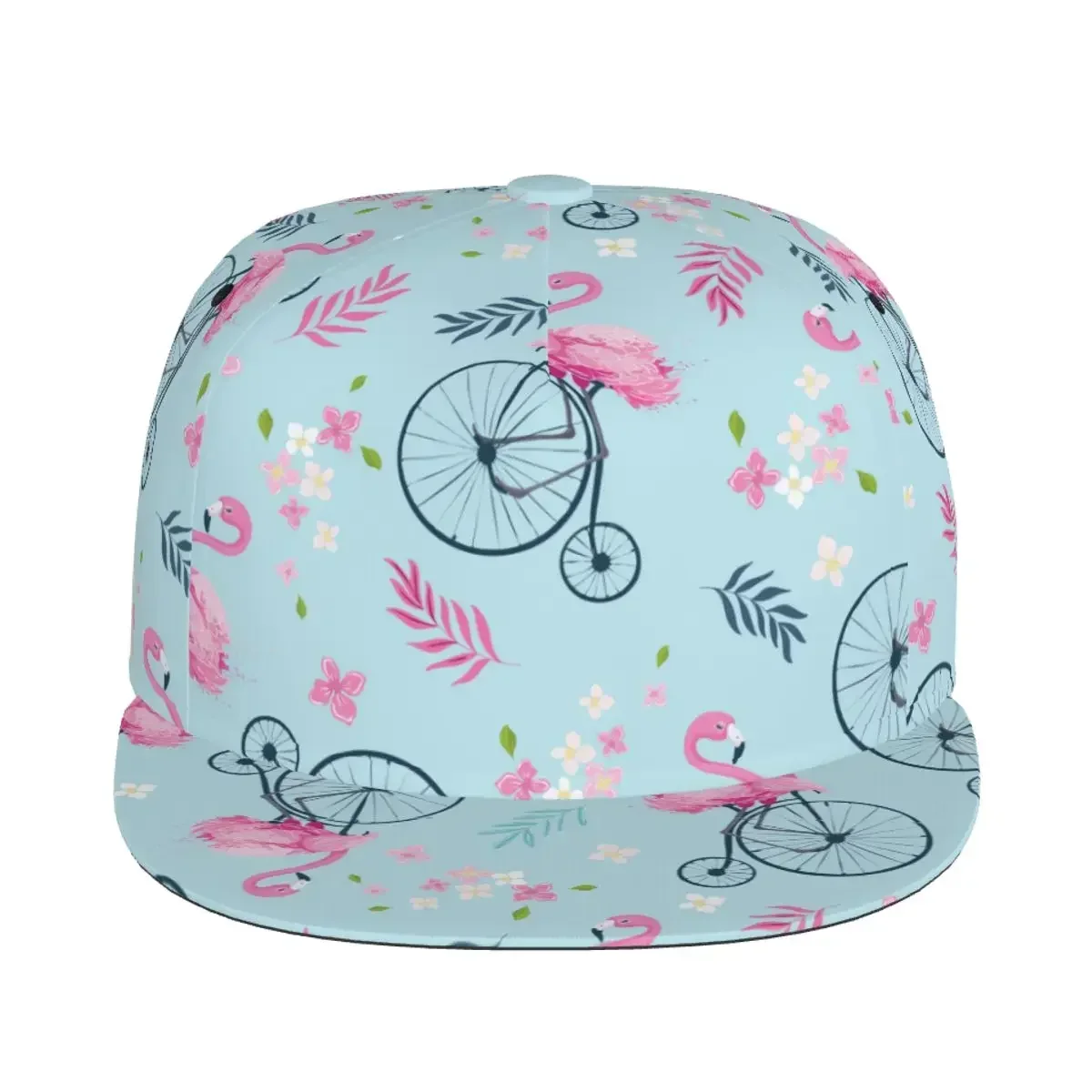 Fashion Flamingos Print Baseball Cap Casual Sun Hat Elegant Ethnic Style  Stage Hip Hop Women Men