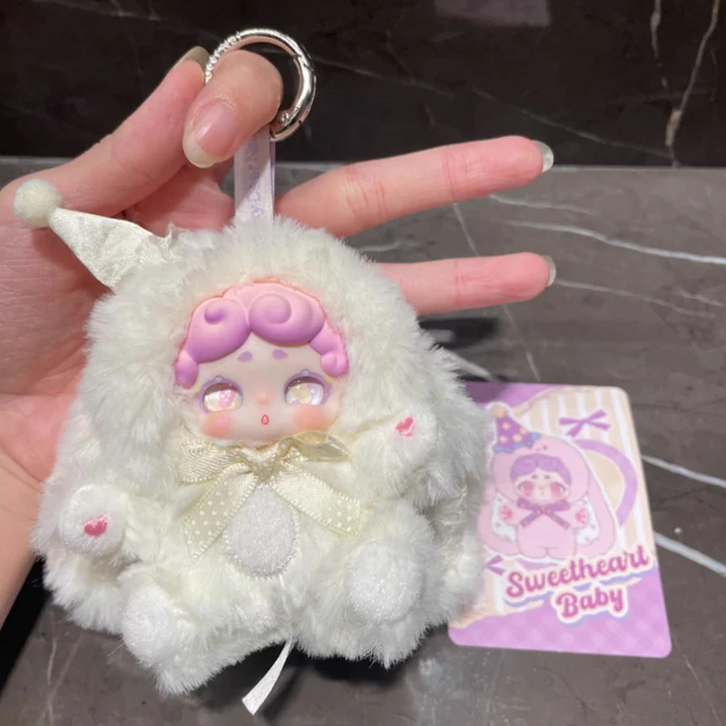 Caja ciega de vinilo Lucky Deer Nai, colgante de juguete bonito coleccionable, conejito pequeño de buenas noches, regalo de cumpleaños 100% genuino