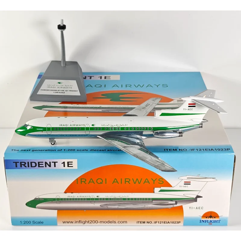 

Inflight Diecast 1/200 Иракский воздушный трезубец YI-AEC модель самолета из сплава Коллекционная декоративная игрушка-орнамент