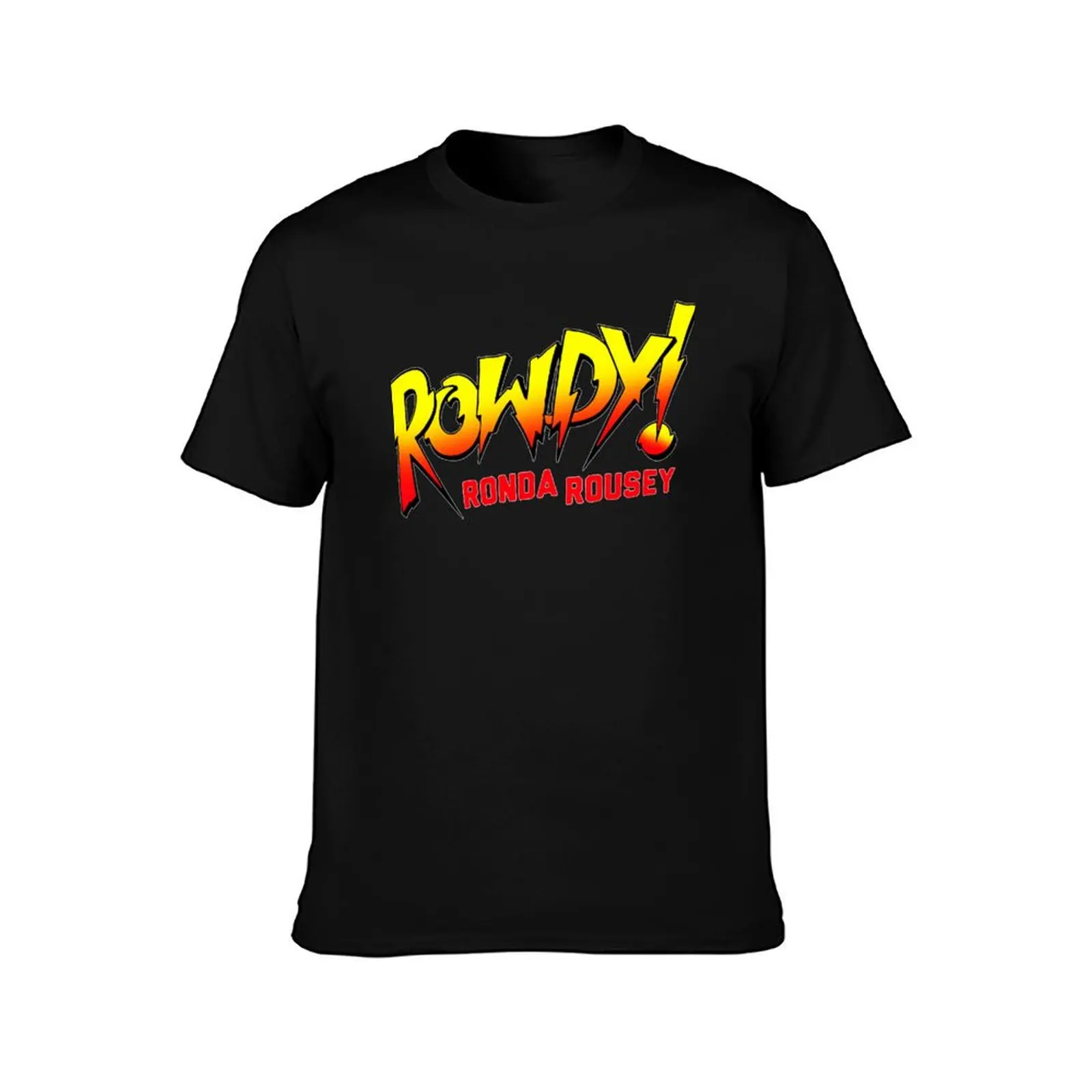 Ronda Rousey Merch Rowdy Ronda Rousey T-Shirt Summer Fashion Casual Tee Shirt T-Shirt