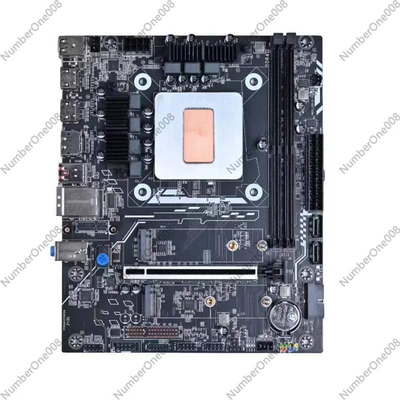 Combo de Placa Mãe M-ATX com CPU Intel de 12ª Geração QXZR ES 0000 8C12T PCIe2.0x8 Integrado, Kit de Memória DDR4 e NVME M.2