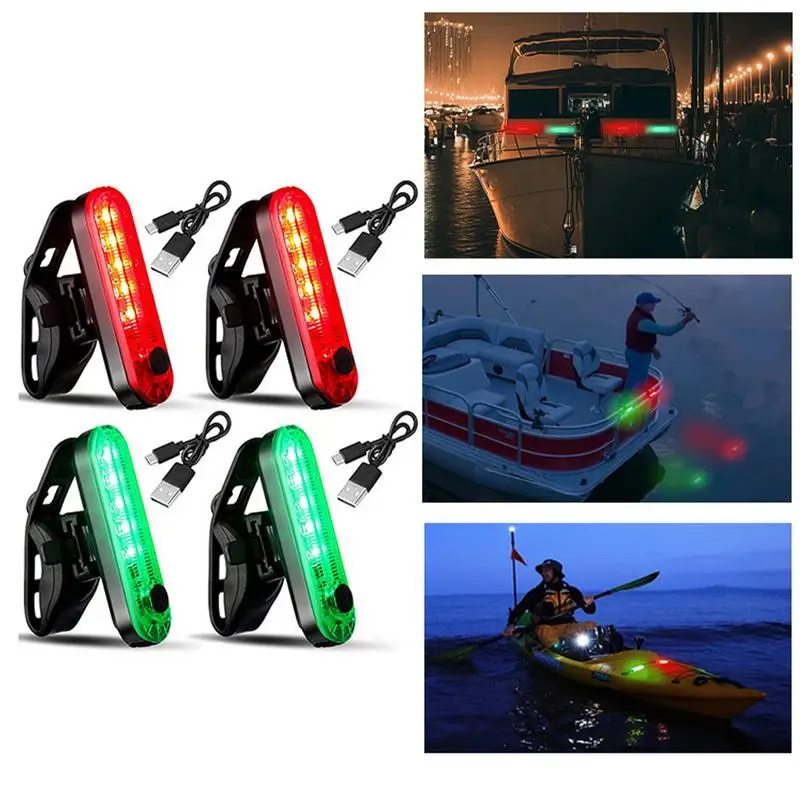 Achtersteven Voor Boten Rode En Groene Led Navigatie Verlichting Dek Mount Bakboord Verlichting Stuurboord Boot Lamp Voor Ponton Boot
