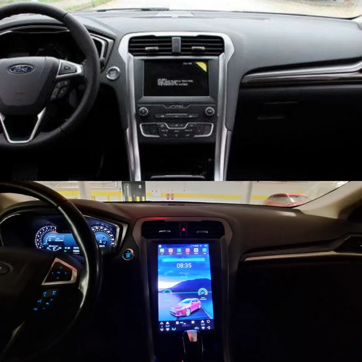 สําหรับ Ford FUSION Mondeo MK5 Android รถวิทยุ 2Din สเตอริโอ Autoradio เครื่องเล่นมัลติมีเดีย GPS Navi HEAD Unit หน้าจอ