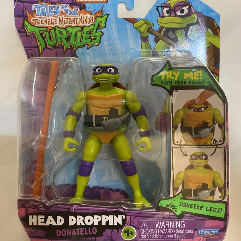 Playmates Anime Figure Teenage Mutant Ninja Turtles Figure Modle Movie Edition Pussy Doll Collect Custom Birthday Toy Gifts - view 2