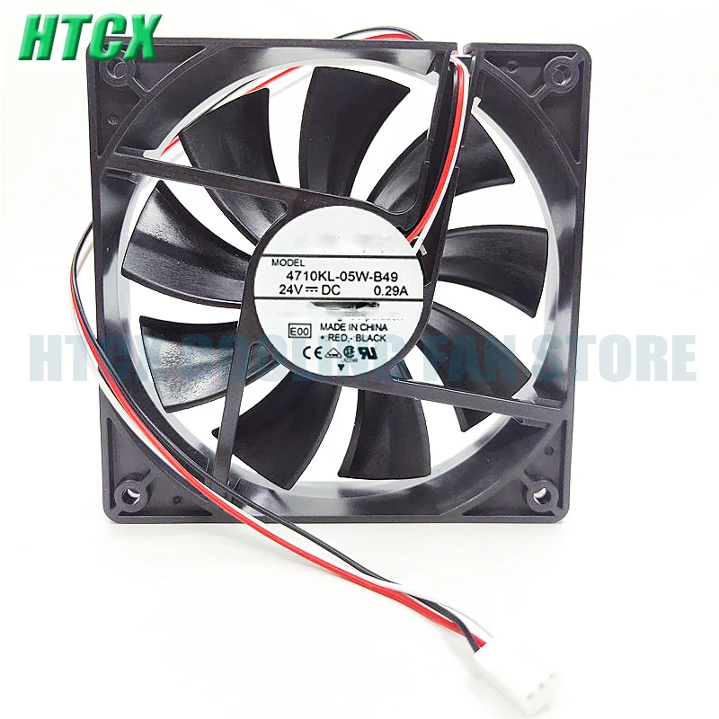 NEW 4710KL-05W-B49 12025 12CM 24V 0.29A Variable Frequency Equipment Cooling Fan