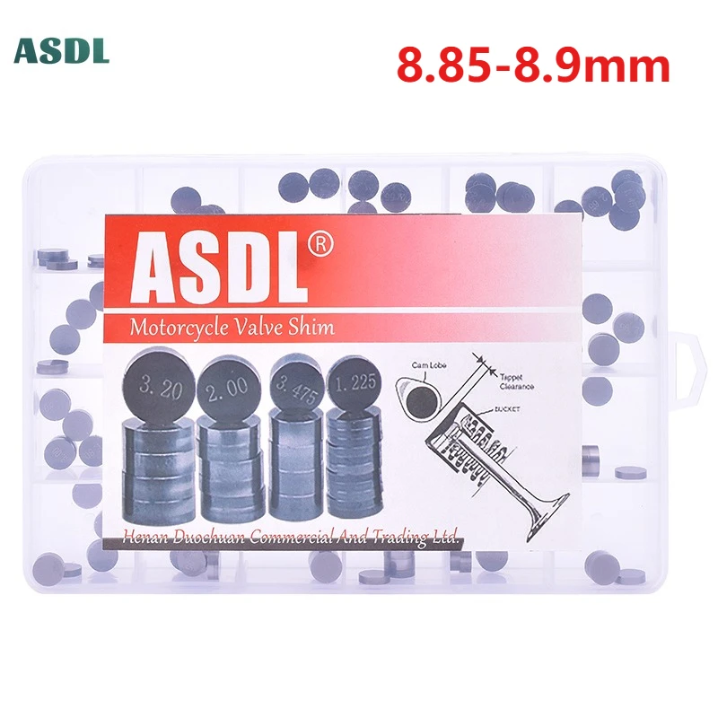 

Motorcycle Engine Parts Adjustable Valve Shim 8.9mm 8.85mm Complete Refill Kit for KT/M 250 350 450 505 SX-F XC-F