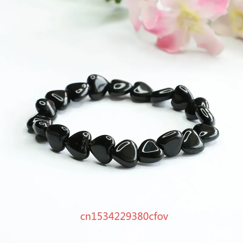 Natural Crystal Love Hand String Tiger Eye Stone Powder Crystal Jewelry Fashion Charm Accessories Hand-Carved Lucky Amulet Gifts