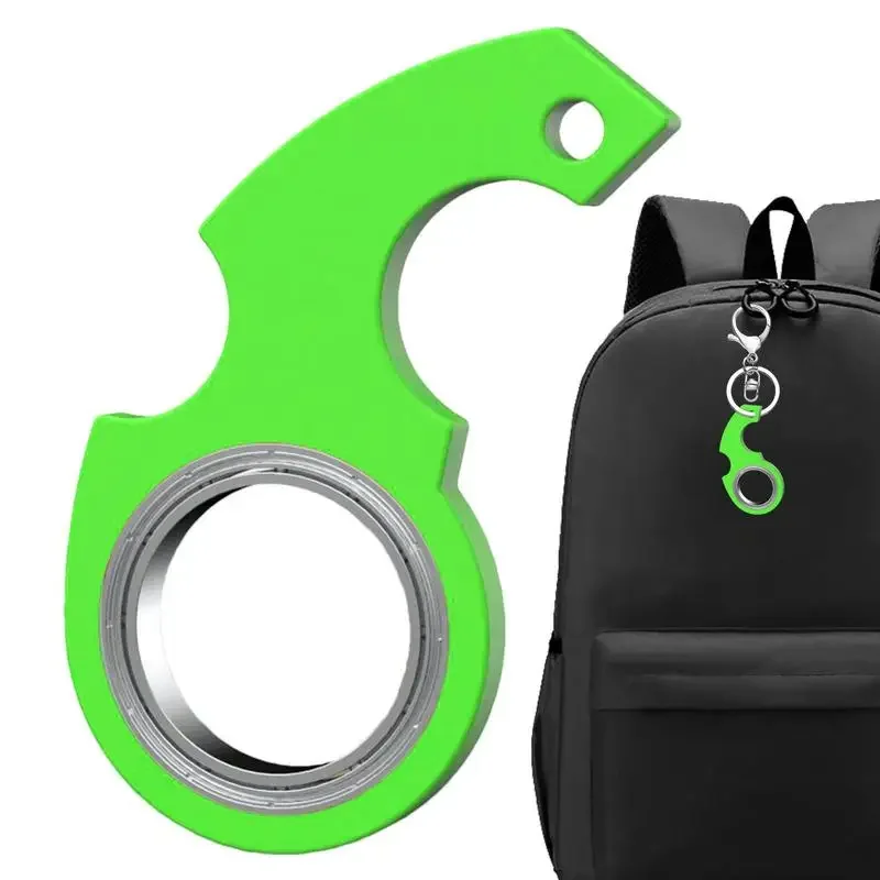 Ansiedade Stress Relief Chaveiro, Criativo Fidget Spinner, Cool Revolve Chaveiro, Stress Relief Brinquedos, Presente de aniversário para adultos e crianças