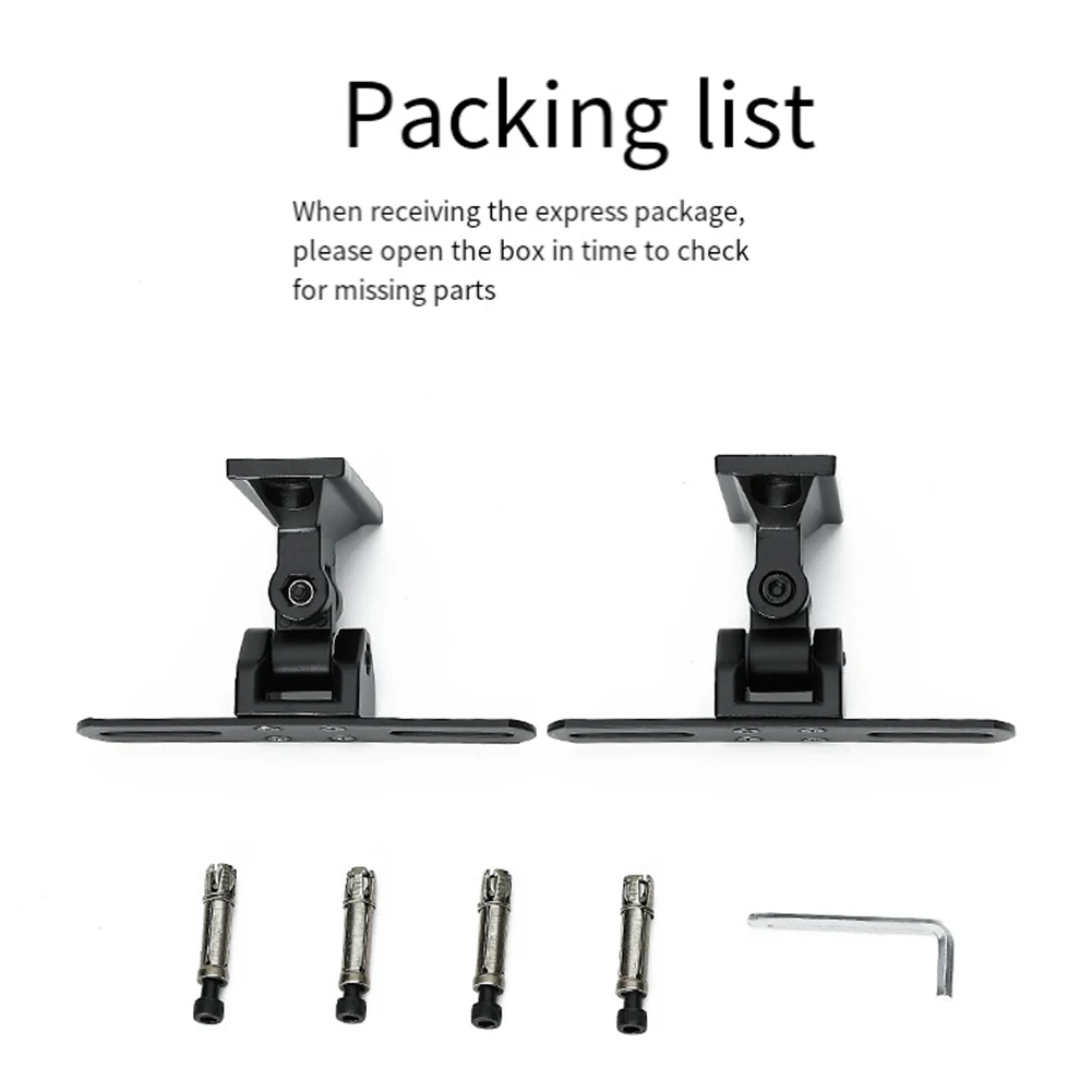 

The New 2PCS Wall Mounted Bookshelf Stand Studio Monitor Stands Wall-Mounted Mounting Brackets Shelf Bookshelf Easy Install Easy
