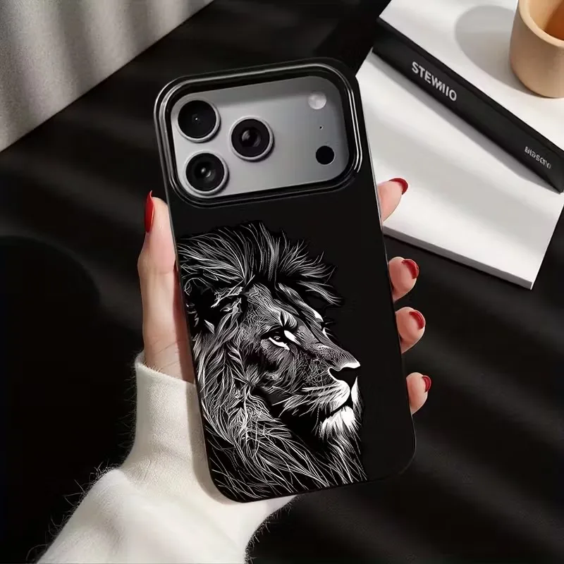 

Trendy Lion Design Phone Case For iPhone 17 Air 16 15 14 13 12 11 Pro Max 7 8 Plus XS X XR 16e Soft TPU Cover Anti-Drop Feature