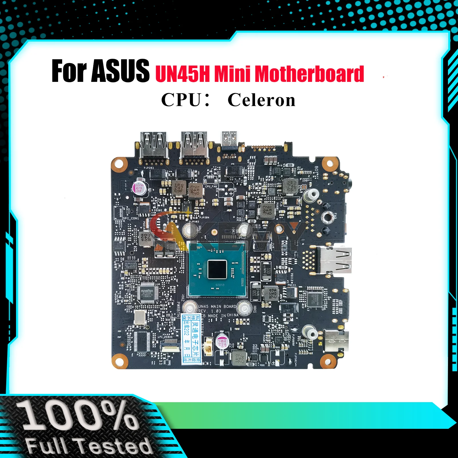 

UN45H Laptop Motherboard For ASUS ZenBook UX21A UX21A Notebook Mainboard With Celeron CPU 100% tests OK fast shipping stk