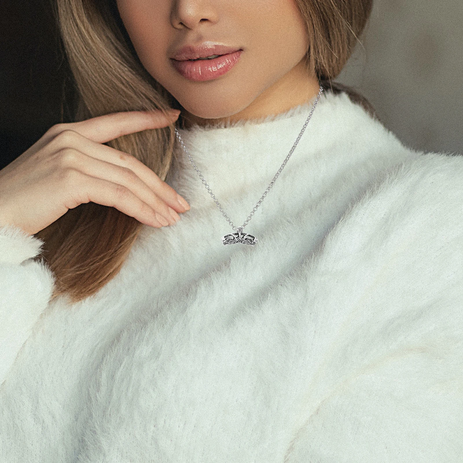 

DIY Jewelry Making Pendants Alloy Bail Tube Connector Charms for Necklaces Bracelets Crafts Hanging Accessories