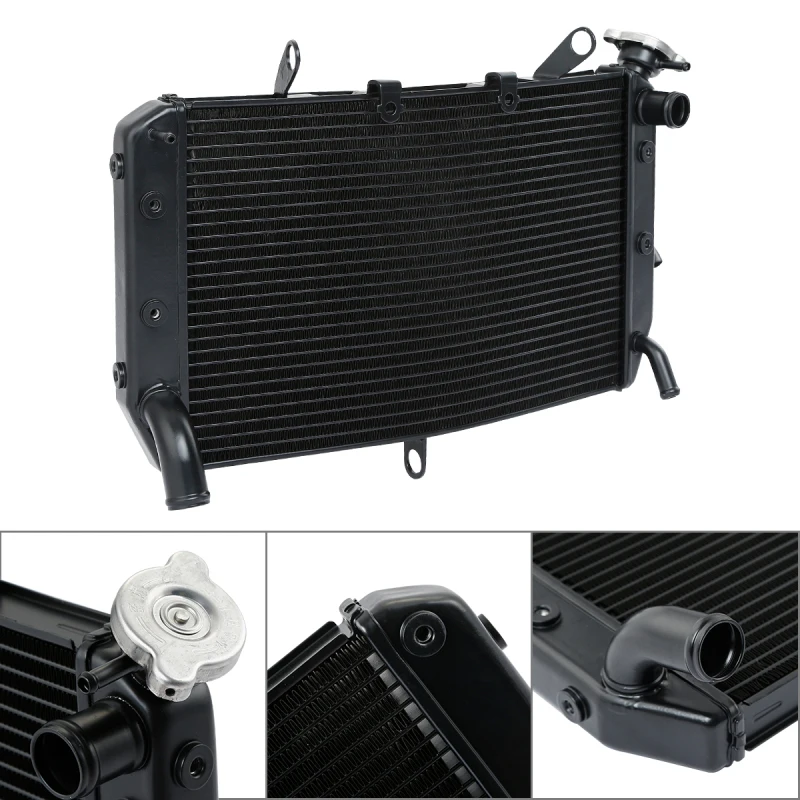 Motorcycle Black Radiator Cooler For Yamaha FAZER 800 FZ8 2011-2015 FZS1000 2006-2015 FAZER 1000 FZ1-S FZ1S FZ1-N FZ1N 2006-2012
