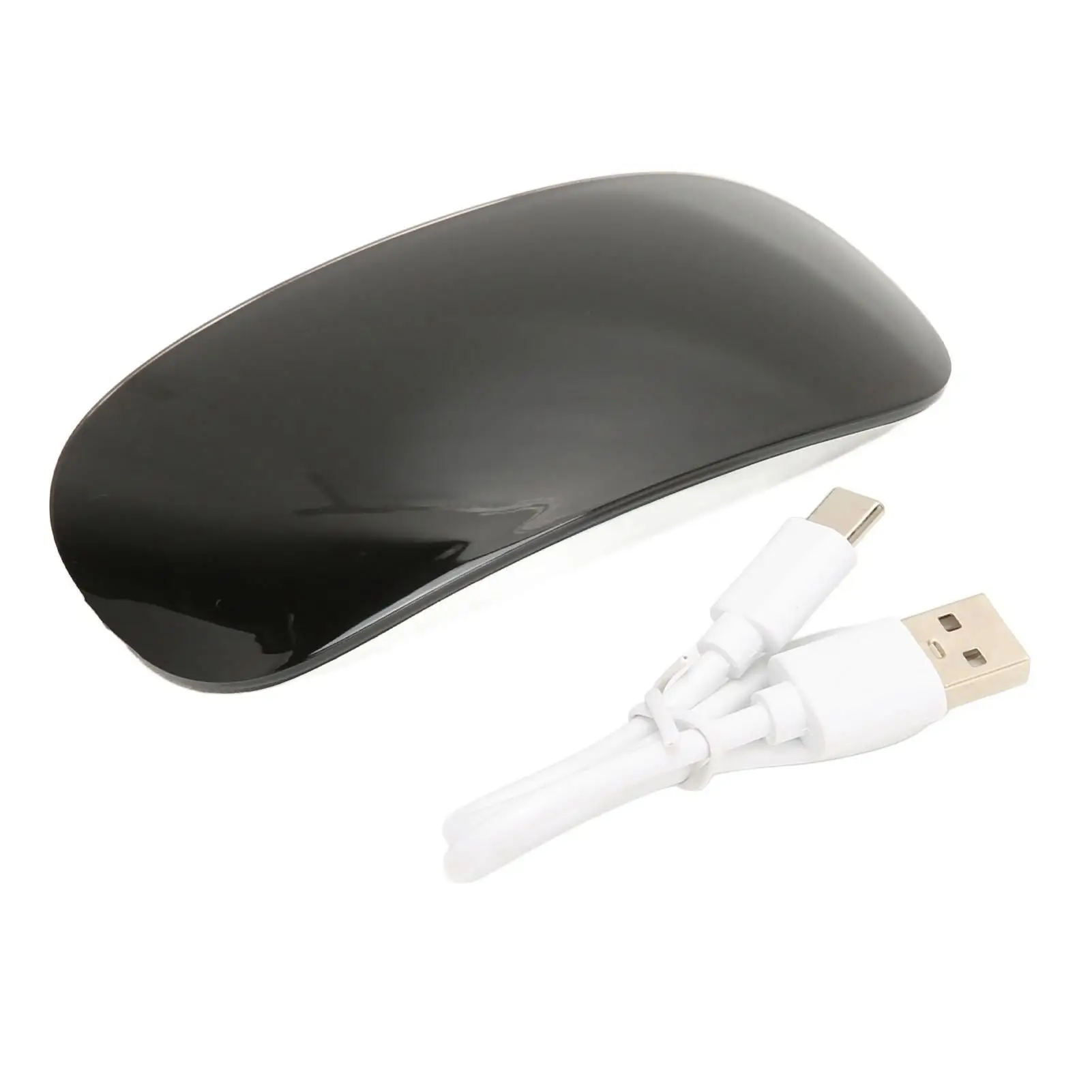 Rechargeable Silent Wireless Mouse - Ergonomic Touch Wheel Design, Low Decibel, Type-C for home & Office Use