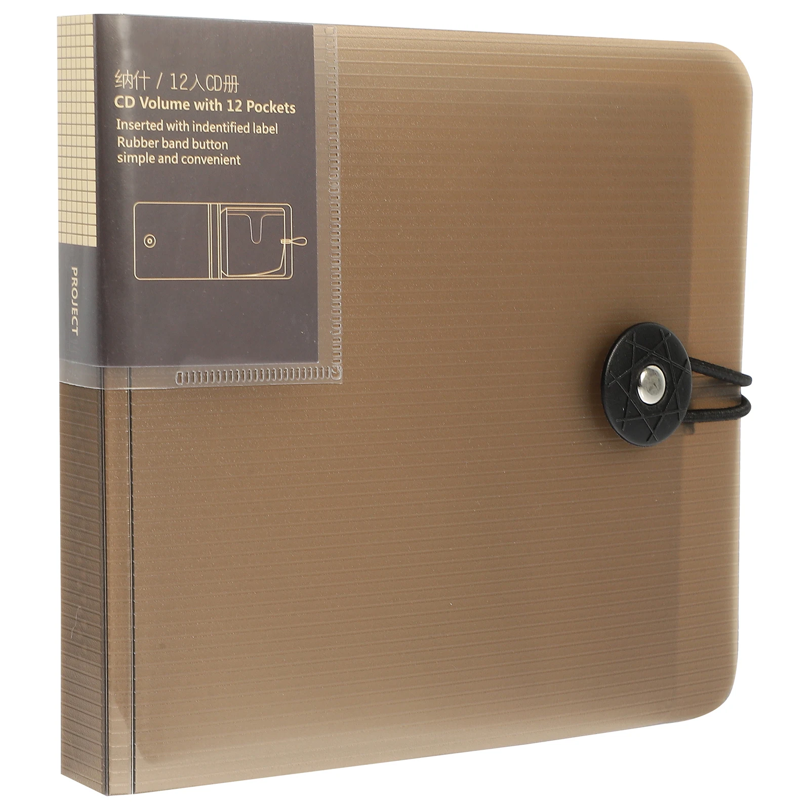 

Storage Box Dvd Binder Bag Portable Disc Holder With Buckle Cd Wallet For Car Travel Home Cd Organizer Case