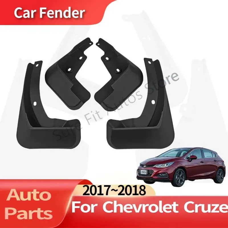 

Auto Accessories For Chevrolet Cruze Hatchback 2017~2018 Car Fender Anti-sand Splash Mud Guard Skin Punch-free Installation Tool