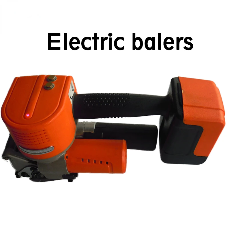 

Plastic Steel Belt Portable Charging Baling Press PET Strap Strapping Machine 110/220V