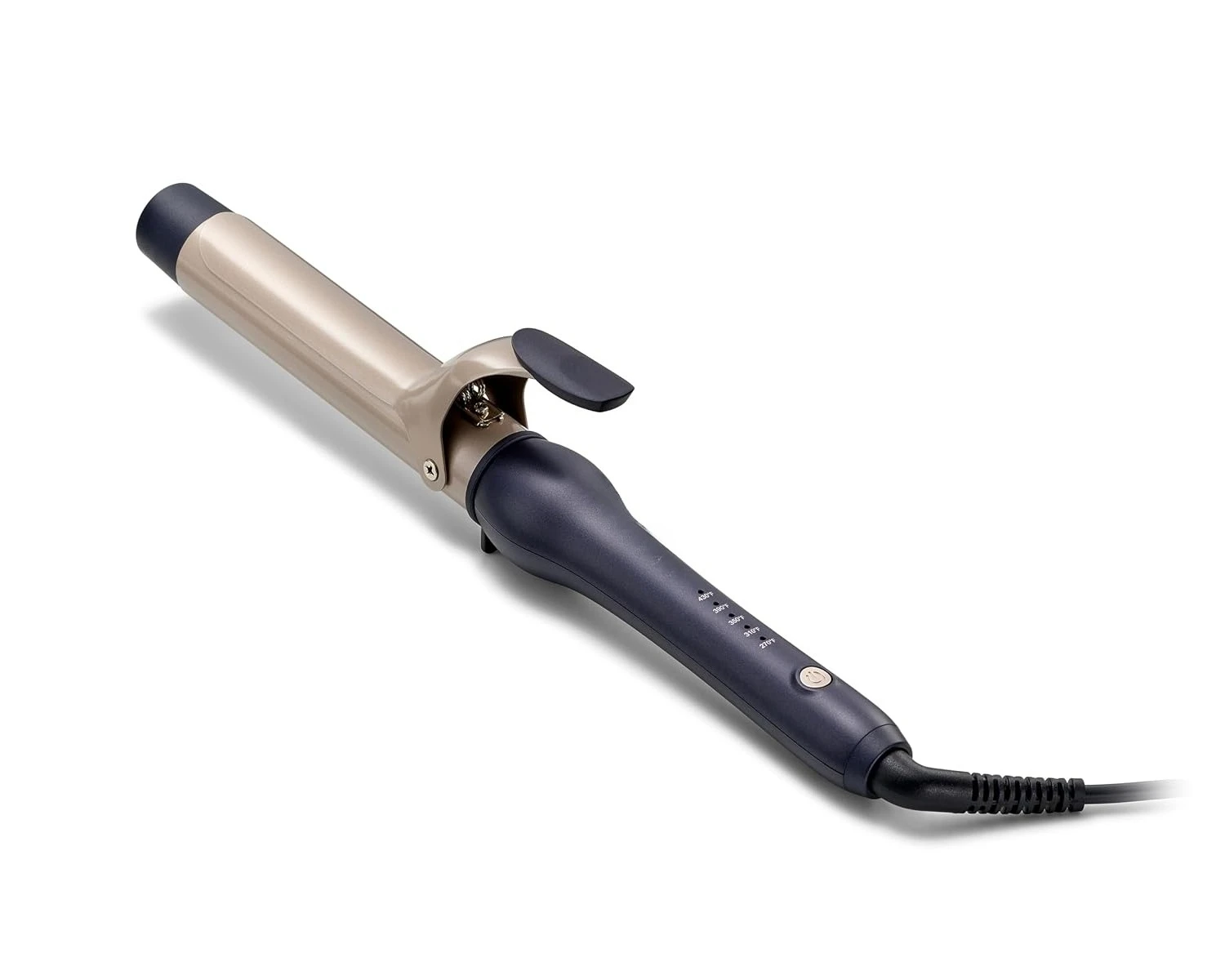 Curling Iron, Blue, Moisturizing Heat & 24K Gold MX, New & Improved 15% Longer Barrel Ceramic Curling Iron, Adjustable Heat, Versatile Curling Wand for Long-Lasting Curls