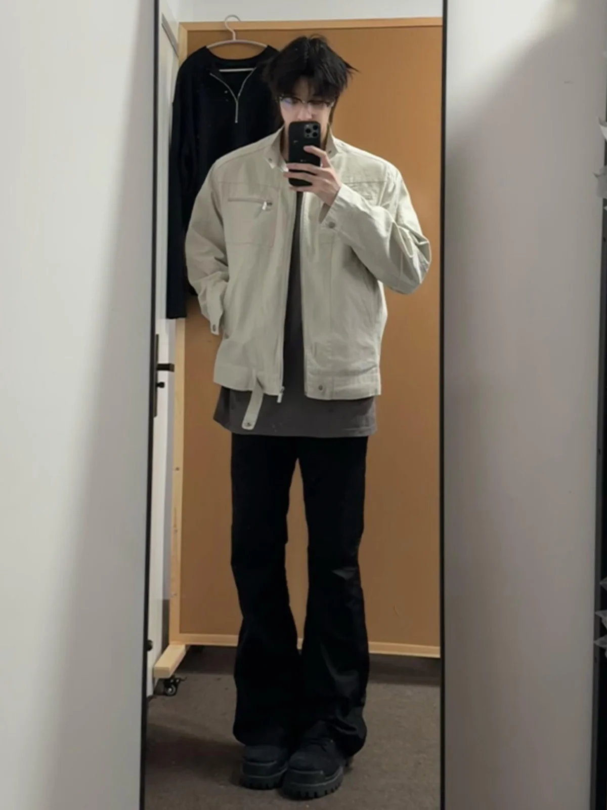 

Мужская джинсовая куртка HarringtoN American High Street CleanFit, весенне-осенняя рабочая одежда Detroit, свободная посадка из полиэфирного волокна