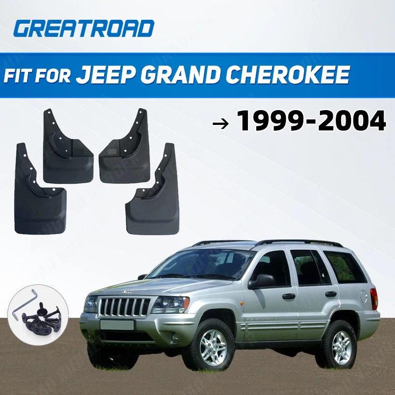 Car Mud Flaps For Jeep Grand Cherokee 1999 2000 2001 2002 2003-2004 Mudflaps Splash Guards Mud Flap Mudguards