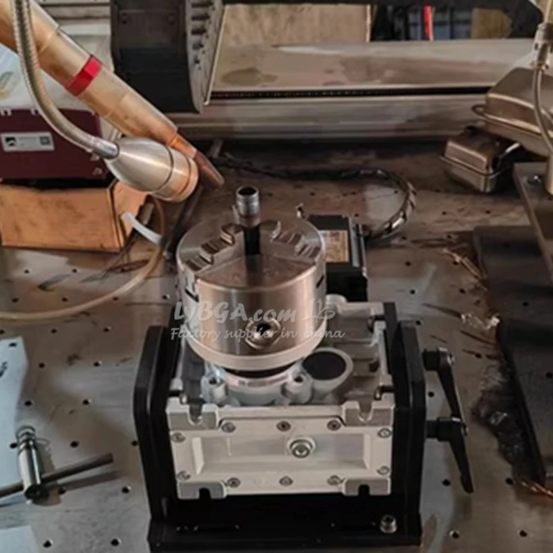 Dividing Head Speed Control Rotary Table Positioner Mechanical Arm Argon Arc Laser Welding Cutting Cleaning Rust Removal Machine