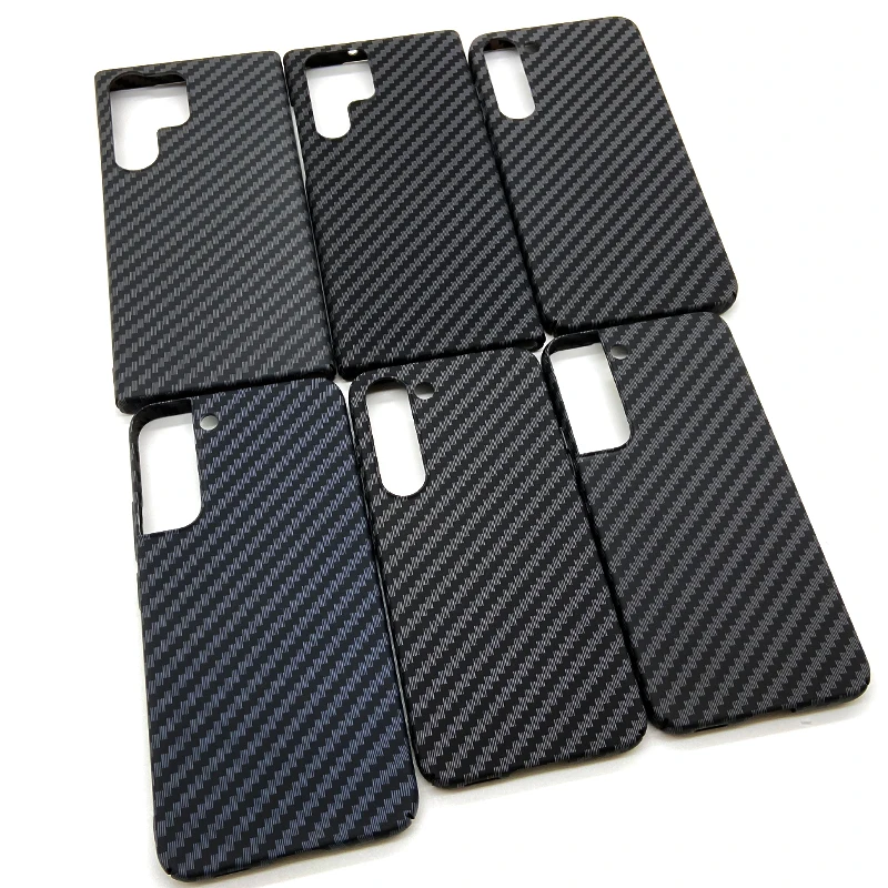 

Ultra Slim Carbon Fiber Texture Pattern Plastic Case For Samsung Galaxy S23 S22 s21 Ultra Plus s20fe Business Shockproof Cover
