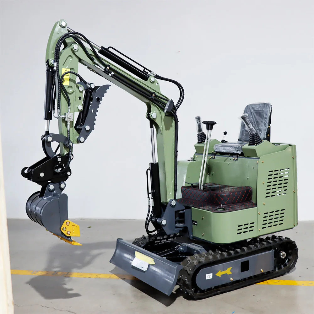 Mini Excavator 1.5 Ton CE EURO5 Excavators Home Small Digger Chinese 1 Ton 2 Tons EPA Farm Bagger Crawler Kubota Engine