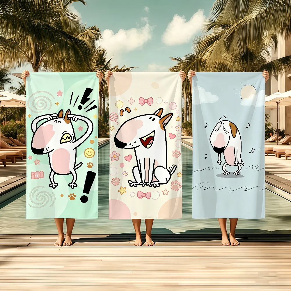 J-jimmys-es The B-bulls-es Towel Textile Bathrobe Beach Quick-Drying Lightweight Portable Camping Swim Pool Travel