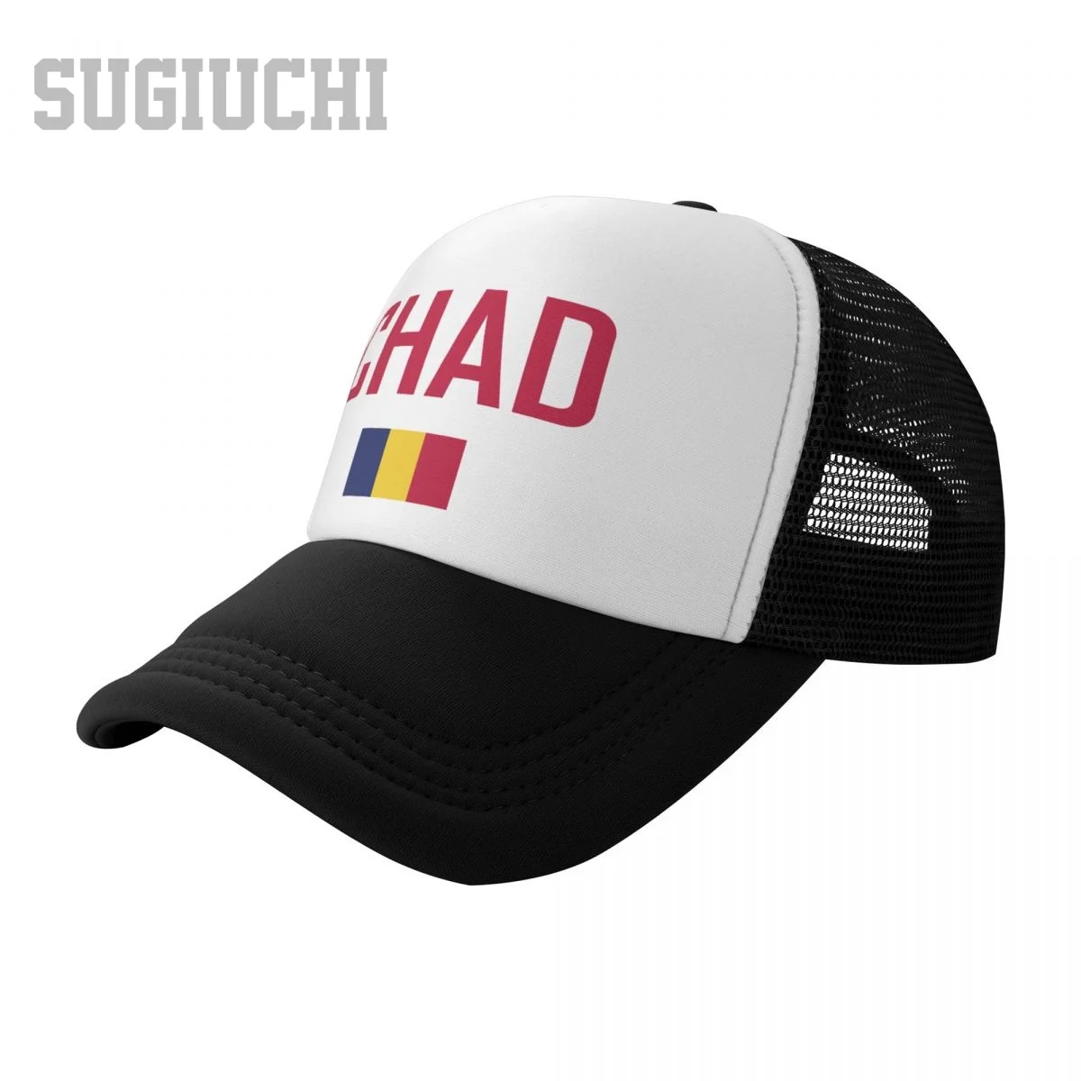 Mesh Cap Hat CHAD Flag And Font Trucker for Men Women Baseball Caps
