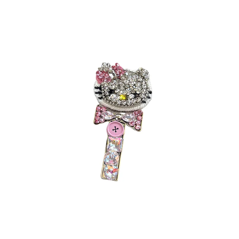 Olá kittys sanrio hairpin feminino coração franja clipe lateral duckbill clipe versátil cartão de emissão acessórios para o cabelo menina kawaii dos desenhos animados