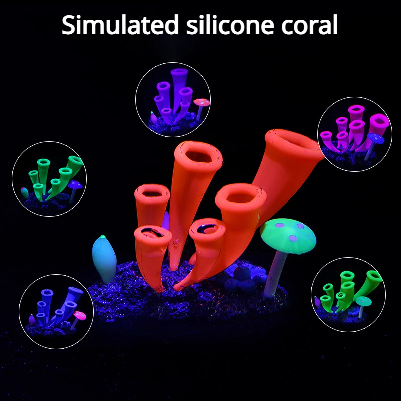 Simulation Silica Gel Korallen Aquarium Landschaftsbau Aquarium Dekoration Künstliche Korallen Dekor Unterwasser Gefälschte Pflanze Ornament