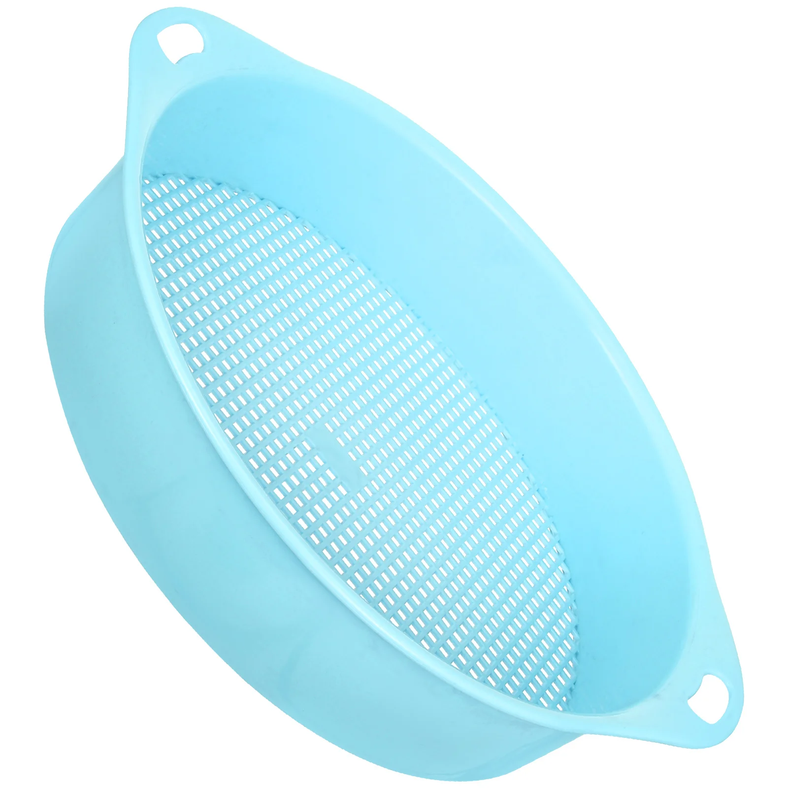 Sieve Soil Multi-use Rocks Sifting Tool Sifter Gardening Pan Blue Manual Strainer