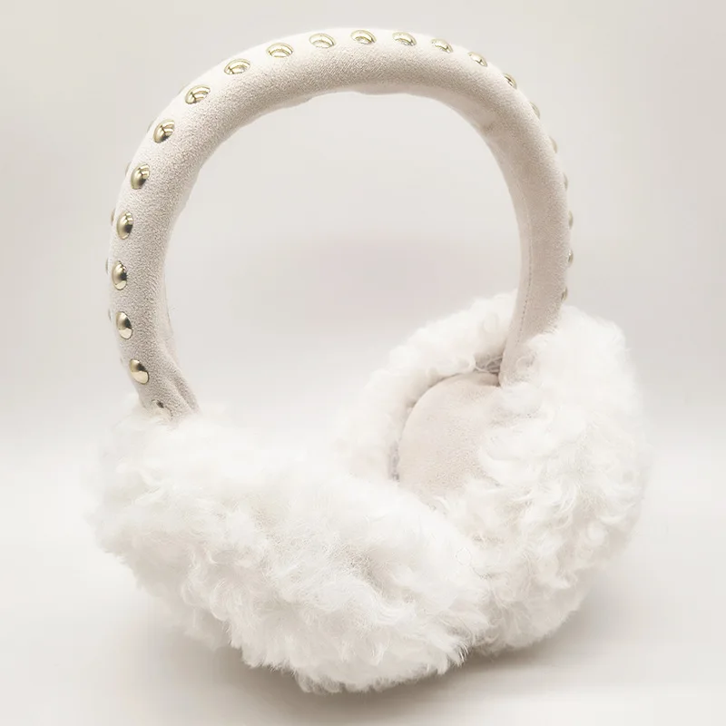 الشتاء المسامير المعدنية أفخم الأذن يفشل الكورية الفتيات لطيف فو الفراء الدافئة طوي الأذن يفشل في الهواء الطلق الدراجات يندبروف الأذن مجموعات #5