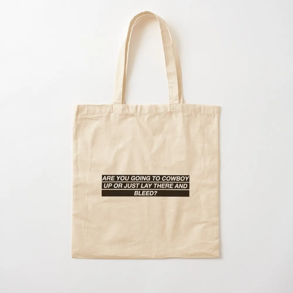 هل تذهب إلى رعاة البقر؟ حمل حقيبة أكياس التسوق القابلة لإعادة الاستخدام أكياس كبيرة الحجم قماش حمل حقيبة تسوق امرأة #2