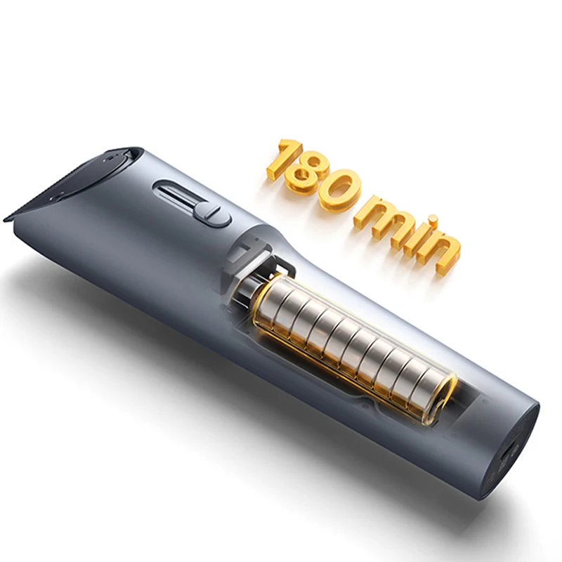 XIAOMI MIJIA-Clippers Cabelo Sem Fio 2, Aparador De Corte De Cabelo, Lâmina De Liga De Titânio, Homens Costeletas, Barbeador Elétrico, Cortador De Barbeiro