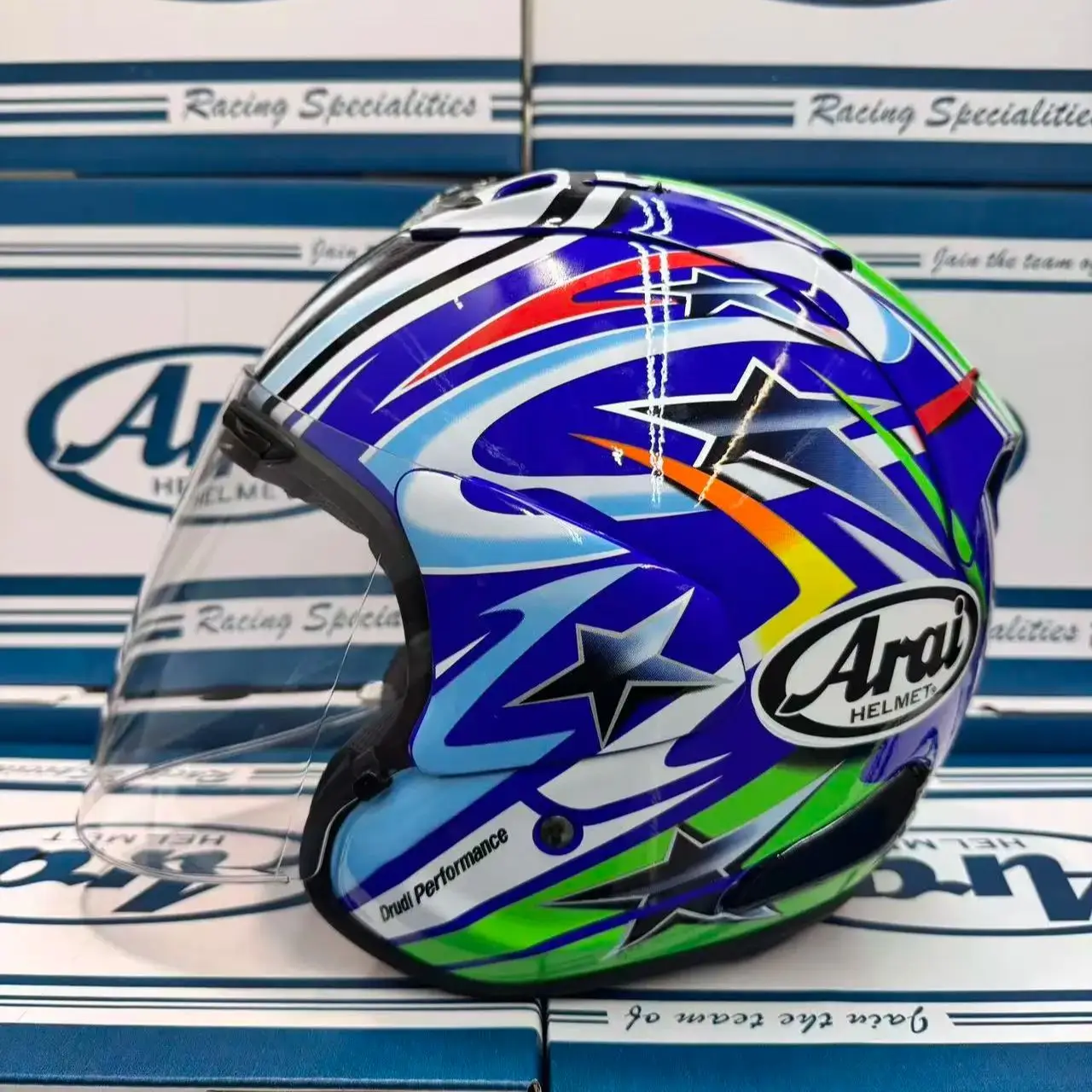 

Шлем с открытым лицом VZ RAM 4, Накано шурикен, зеленый шлем 3/4, внедорожный гоночный мотоциклетный шлем для мотокросса