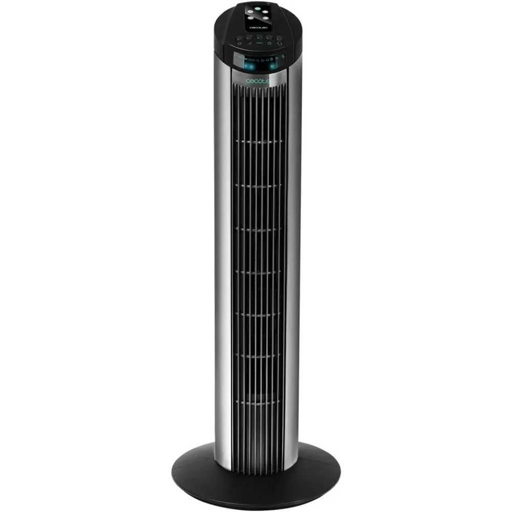 Cecotec Ventilador de Torre Digital con Temporizador y Mando a Distancia EnergySilence 890 Skyline.