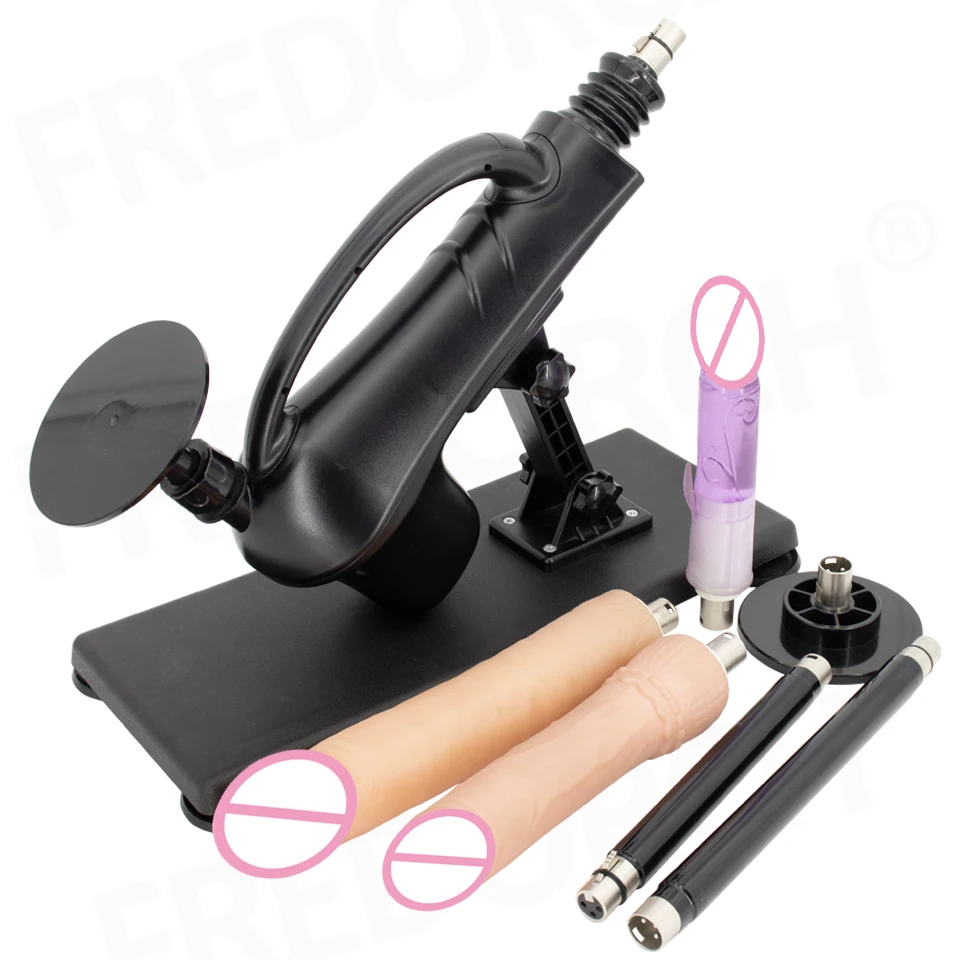 DTSUDU Automatic Sex Machine for Women and Men with Dildo Attachment Masturbation Machine 3XLR Connector Sex Products