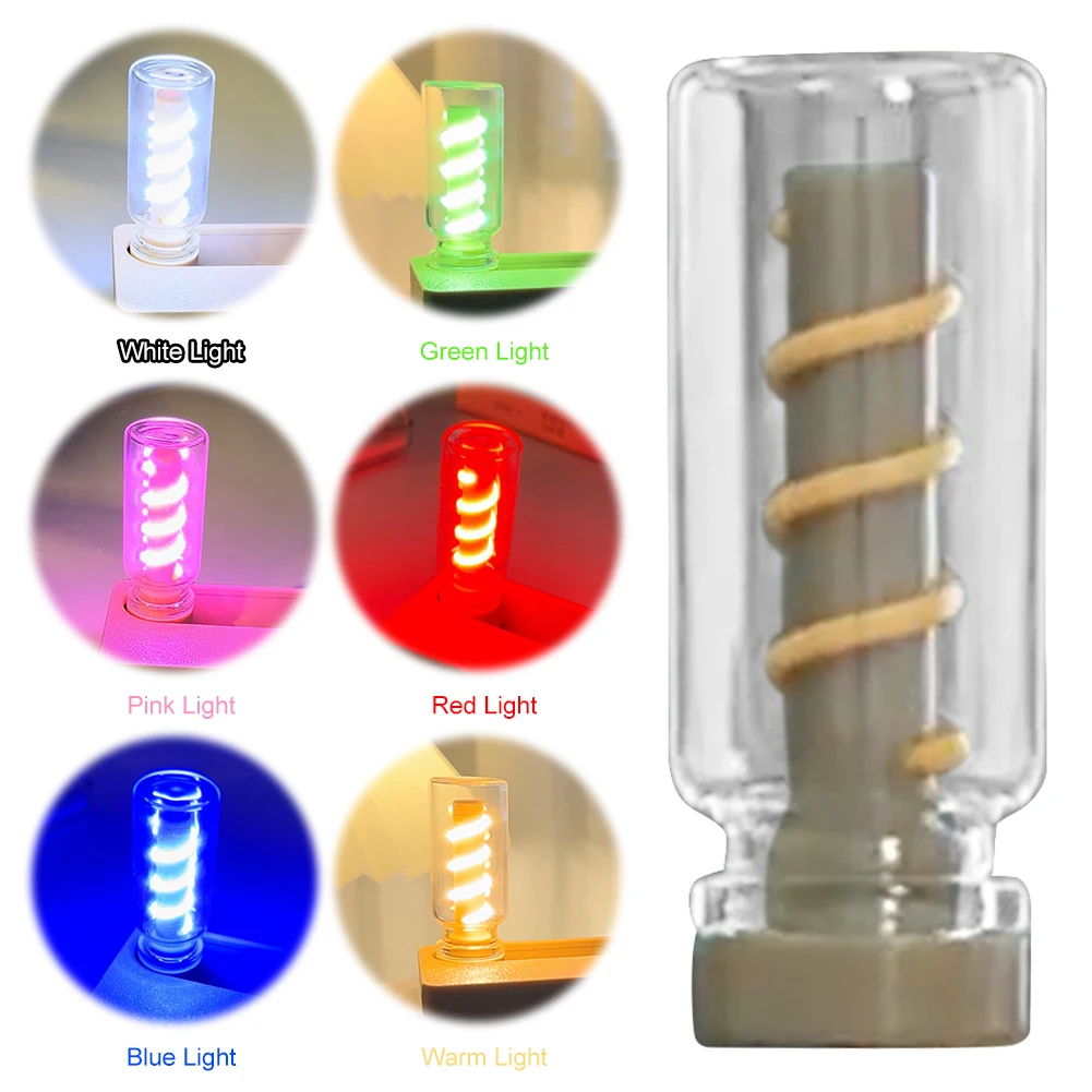 

Механический выталкивающий рычаг для лампы, ночник, светодиодный гибкий ретро-светильник USB, мини-портативная атмосферная лампа для кемпинга, сделай сам