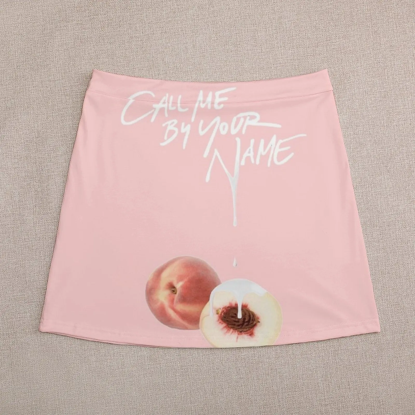 Call Me By Your Name - Dripping Peach Mini Skirt women's skirts trend 2023 japanese kawaii clothes