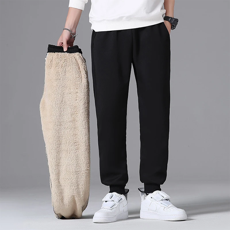 Sherpa Lined Sweatpants Winter Leggings for Fleece Lined Comfy Fleece Jogger Athletic Sweatpants Winter Warm Track Pants