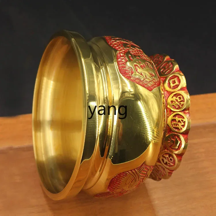 Ornements de Bouddha en cuivre pur pour l'intérieur, purifient l'air et adorent le Dieu de la Richesse