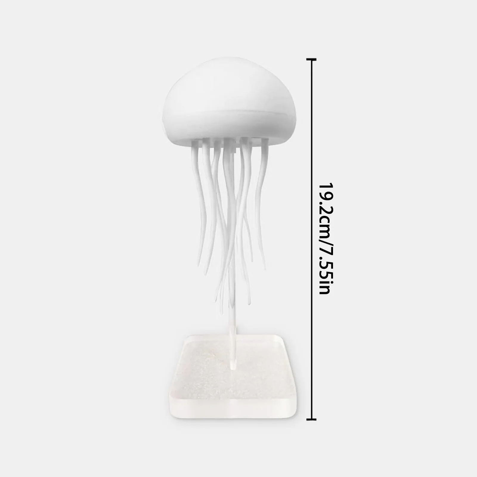 Jellyfish Lamp Lightings Voice Control RGB Gradient Cute Jellyfish Bedside Lamp Flexible Tentacles for Holiday Children Gifts