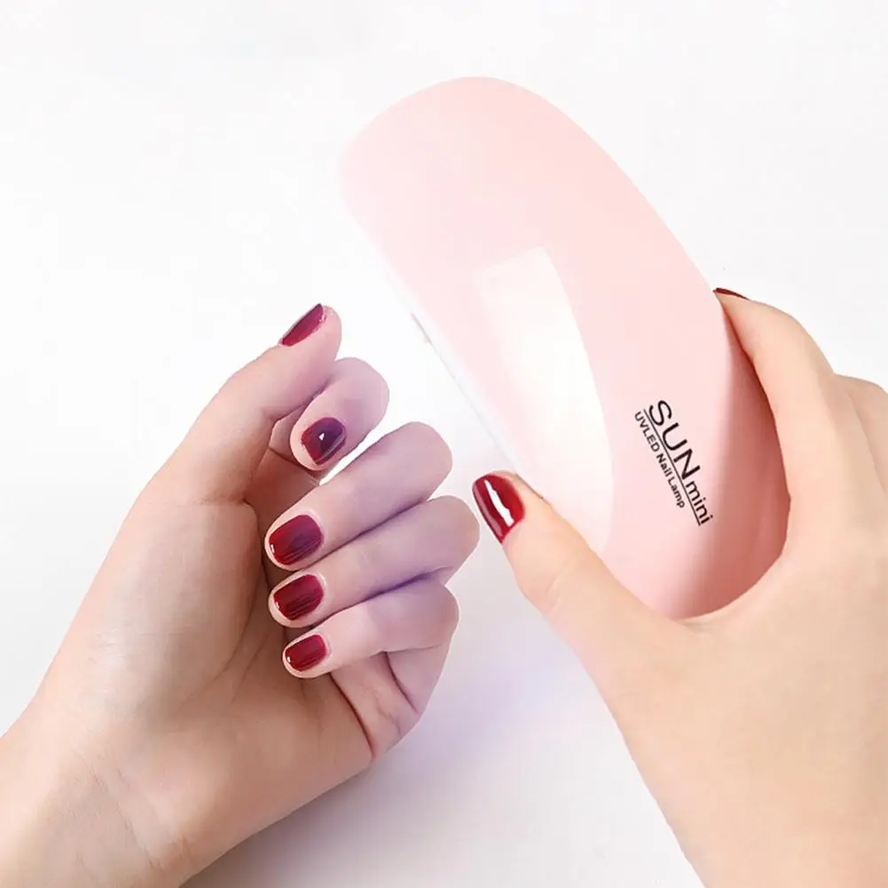 Aparelho leve de manicure com suporte Secador UV de unhas, luz LED, bom secador de esmalte, máquina gel para mulheres