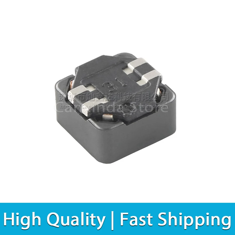Inductor de potencia acoplado de escudo de 5 piezas, 7x7mm, modo SMD de doble bobinado, inductancia 1uh 1.5uh 4.7uh 10uh 150uh 47uh 68uh 1mH 2.2mH