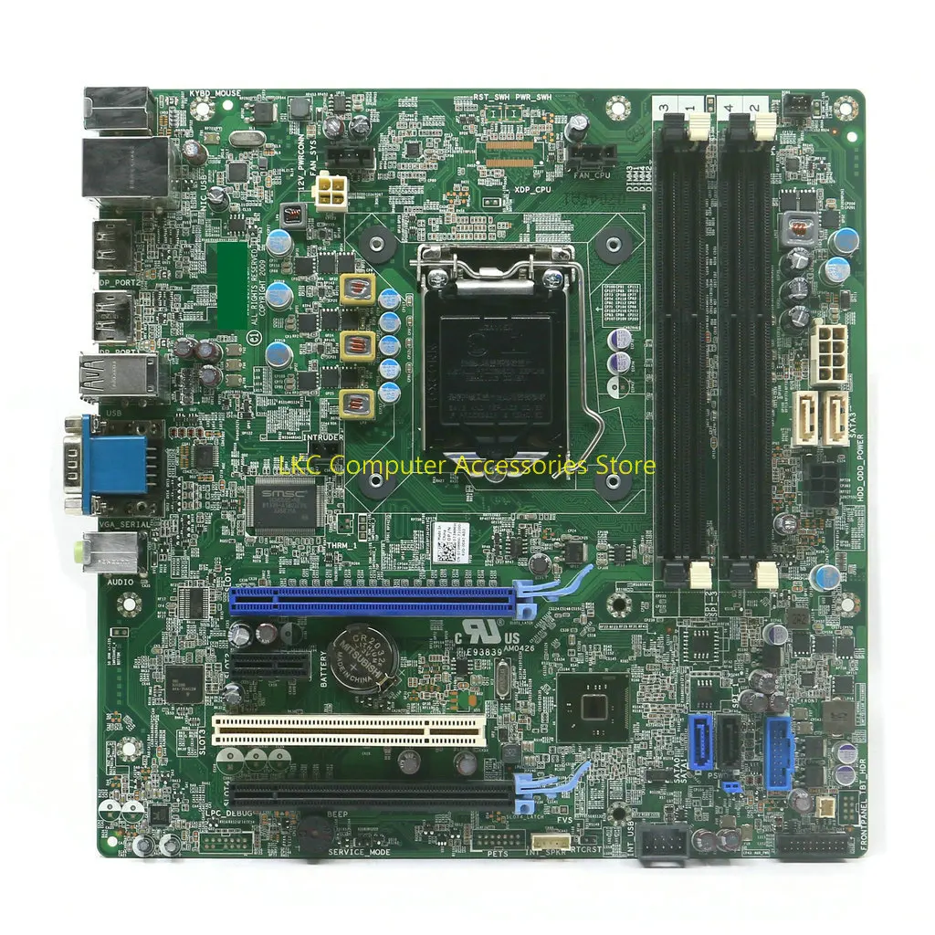 FOR DELL Optiplex 9020 MT 9020MT Desktop Motherboard 6X1TJ 06X1TJ CN-06X1TJ LGA1150 DDR3  E93839 AM0426 Mainboard 100% Tested