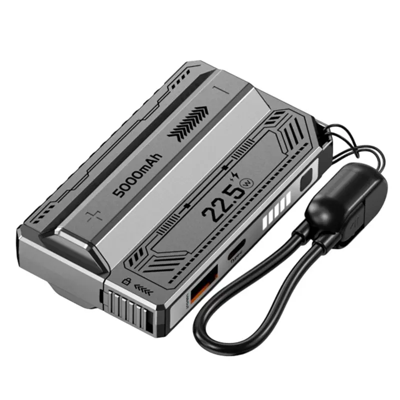 

24-Hour Delivery DIY 21700 Power Bank Case Detachable Cable PD 20W Fast Charging No Battery Included