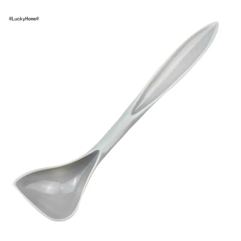 Plastic Pet Long Handle Spoon Dog for Cat Canned Feeding Durable Reusable 11UA